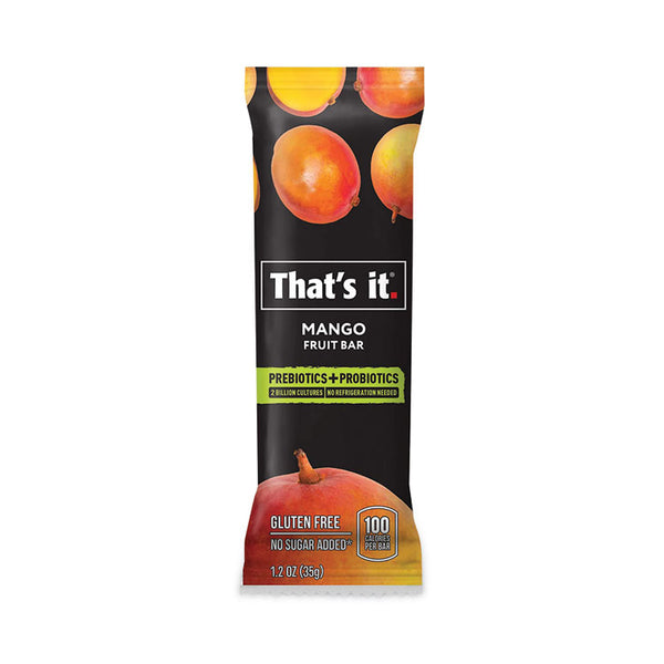 That’s it.® Nutrition Bar, Probiotic Mango Fruit, 1.2 oz Bar, 12/Carton, Ships in 1-3 Business Days (GRR30700239)
