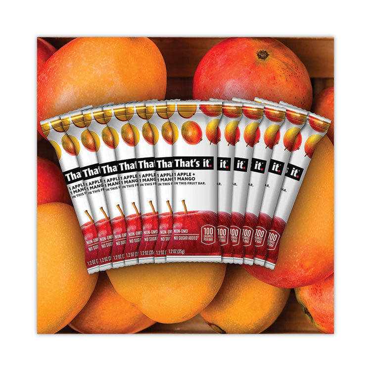 That’s it.® Nutrition Bar, Gluten Free Apple and Mango Fruit, 1.2 oz Bar, 12/Carton, Ships in 1-3 Business Days (GRR30700257) Each