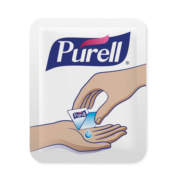 PURELL® Single Use Advanced Gel Hand Sanitizer, 1.2 mL, Packet, Fragrance-Free, 2,000/Carton (GOJ96302MNS)