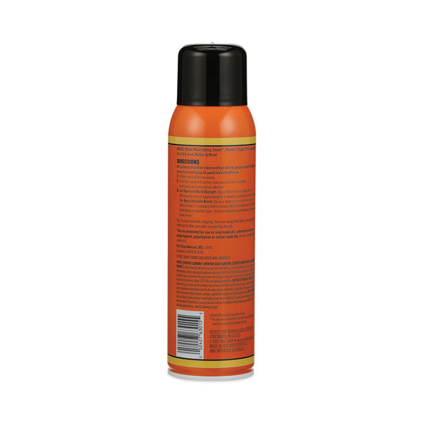 Gorilla® Spray Adhesive, 14 oz, Dries Clear (GOR6301502) Each
