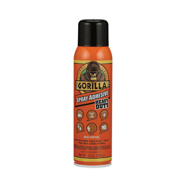 Gorilla® Spray Adhesive, 14 oz, Dries Clear (GOR6301502)