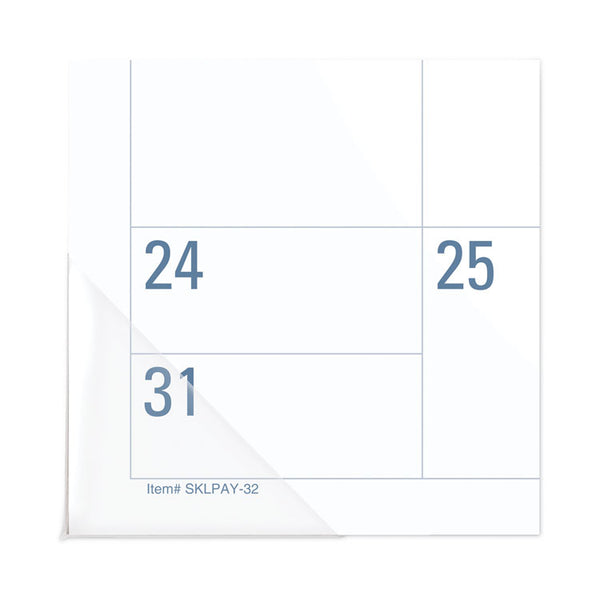 AT-A-GLANCE® Academic Large Print Desk Pad, 21.75 x 17, White/Blue Sheets, 12 Month (July to June): 2023 to 2024 (AAGSKLPAY32)