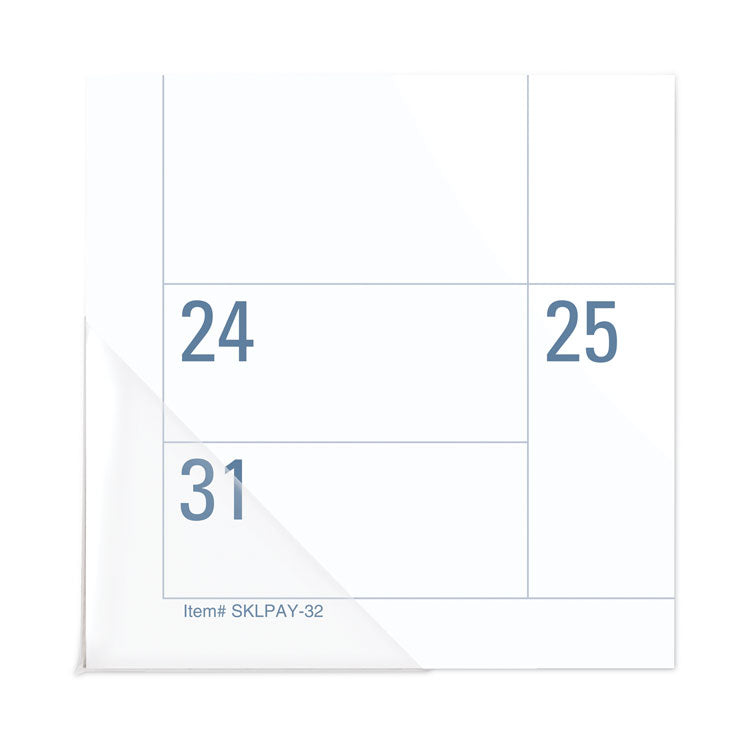 AT-A-GLANCE® Academic Large Print Desk Pad, 21.75 x 17, White/Blue Sheets, 12 Month (July to June): 2024 to 2025 (AAGSKLPAY32)