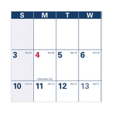 AT-A-GLANCE® Academic Erasable Reversible Extra Large Wall Calendar, 48 x 32, White/Blue/Red, 12 Month (July to June): 2023 to 2024 (AAGPM36AP28)