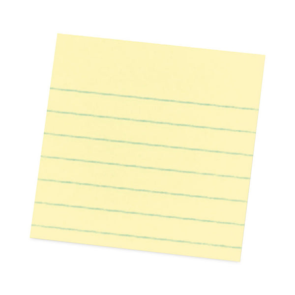 Post-it® Notes Super Sticky Pads in Canary Yellow, Cabinet Pack, Note Ruled, 4" x 4", 90 Sheets/Pad, 12 Pads/Pack (MMM67512SSCP) Pack of 12