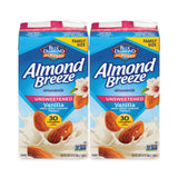 Blue Diamond® Almond Breeze Almond Milk, Unsweetened Vanilla, 64 oz Carton, 2/Pack, Ships in 1-3 Business Days (GRR30700081) Each