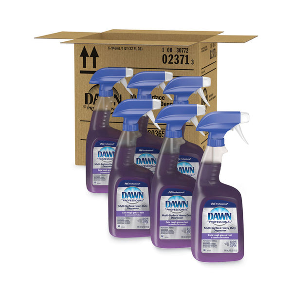 Dawn® Professional Multi-Surface Heavy Duty Degreaser, Fresh Scent, 32 oz Spray Bottle, 6/Carton (PGC07308)