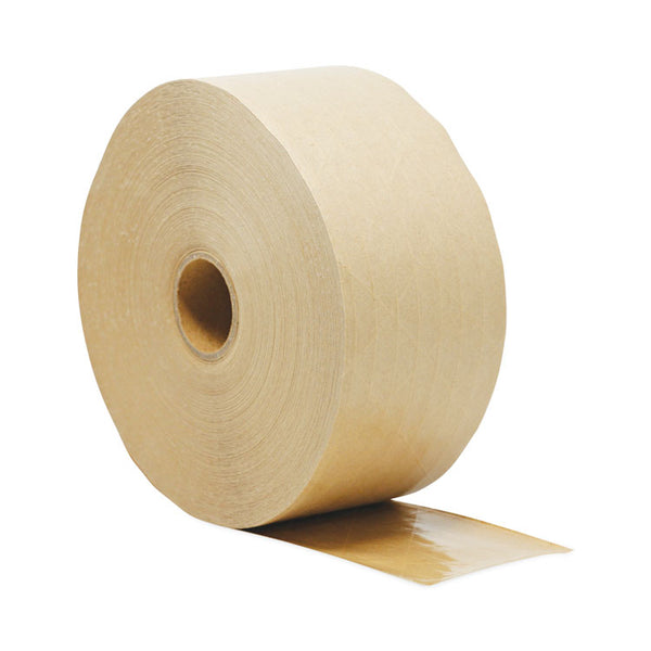 General Supply Glass-Fiber Reinforced Gummed Kraft Sealing Tape, 3" Core, 3" x 450 ft, Brown, 10/Carton (UNV44HD007)