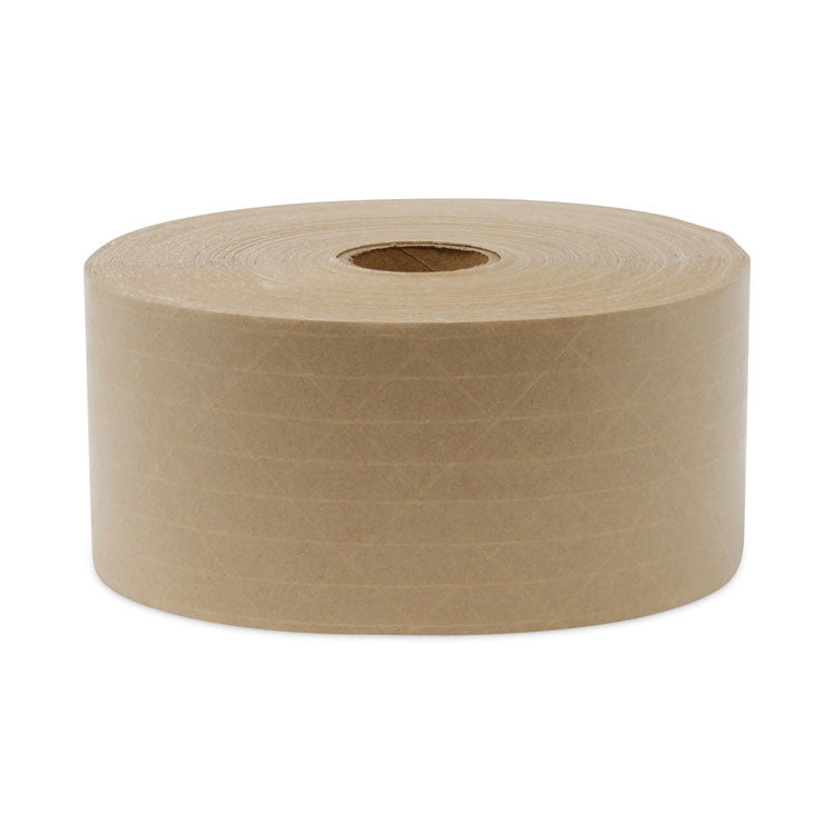 General Supply Glass-Fiber Reinforced Gummed Kraft Sealing Tape, 3" Core, 3" x 450 ft, Brown, 10/Carton (UNV44HD007) Carton of 10 Rolls