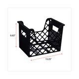 Universal® Recycled Extra Capacity Desktop File Holder, Letter Size, 8.5" Long, Black (UNV08123) Each