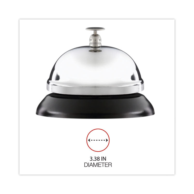 Universal® Call Bell, 3.38" Diameter, Brushed Nickel (UNV10000) Each