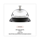 Universal® Call Bell, 3.38" Diameter, Brushed Nickel (UNV10000) Each
