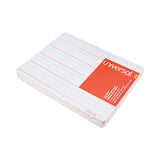 Universal® Lap/Learning Dry-Erase Board, Penmanship Ruled, 11.75 x 8.75, White Surface, 6/Pack (UNV43911) Pack of 6