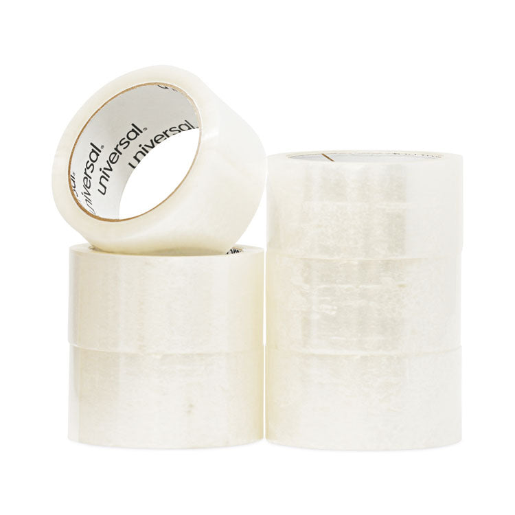 Universal® General-Purpose Box Sealing Tape, 3" Core, 1.88" x 60 yds, Clear, 6/Pack (UNV63000) Pack of 6