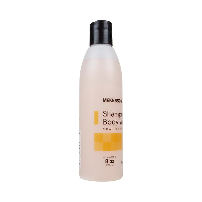 McKesson Shampoo and Body Wash 8 oz. Flip Top Bottle Apricot Scent (877031_EA) 1/EA