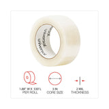 Universal® General-Purpose Box Sealing Tape, 3" Core, 1.88" x 110 yds, Clear, 6/Pack (UNV63500)