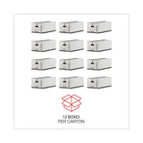 Universal® Deluxe Quick Set-up String-and-Button Boxes, Legal Files, White, 12/Carton (UNV75131)