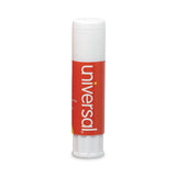 Universal® Glue Stick, 0.28 oz, Applies and Dries Clear, 12/Pack (UNV75748)