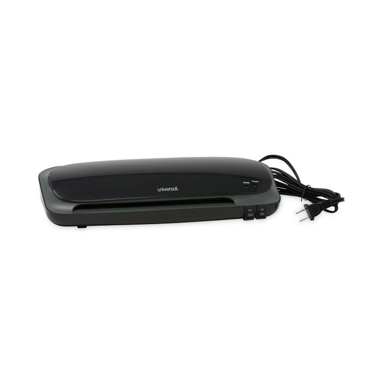 Universal® Deluxe Desktop Laminator, Two Rollers, 9" Max Document Width, 5 mil Max Document Thickness (UNV84600)