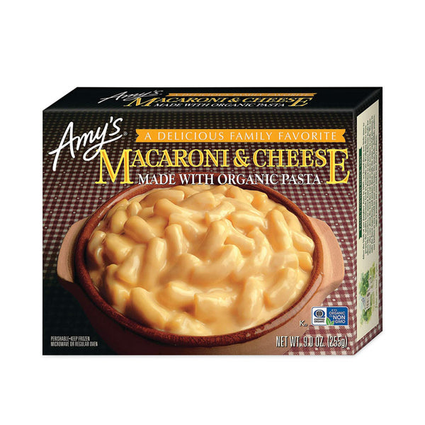 Amy's® Macaroni and Cheese, 9 oz Box, 4 Boxes/Pack, Ships in 1-3 Business Days (GRR90300144)