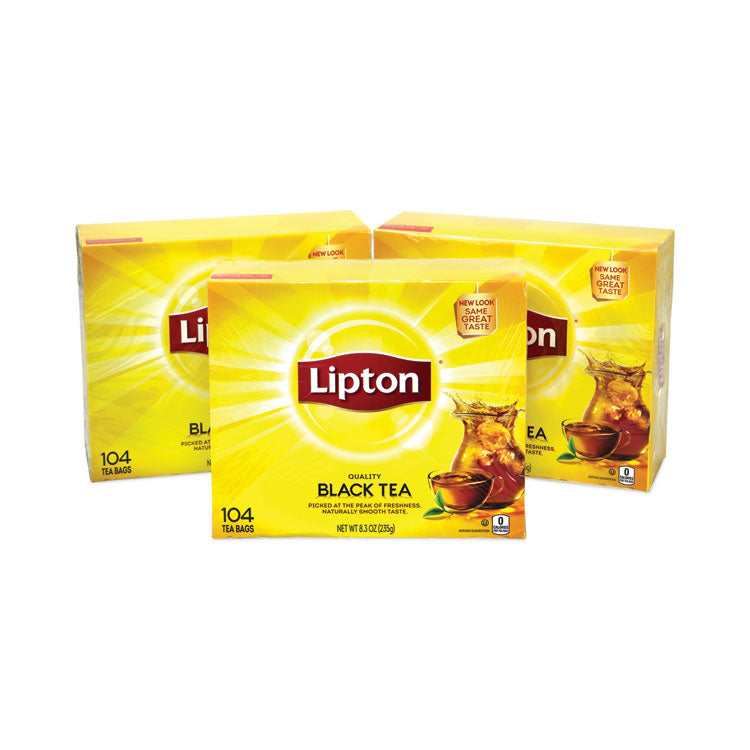 Lipton® Tea Bags, Black, 0.07 oz Bags, 312 Bags/Carton, Ships in 1-3 Business Days (GRR22000743)