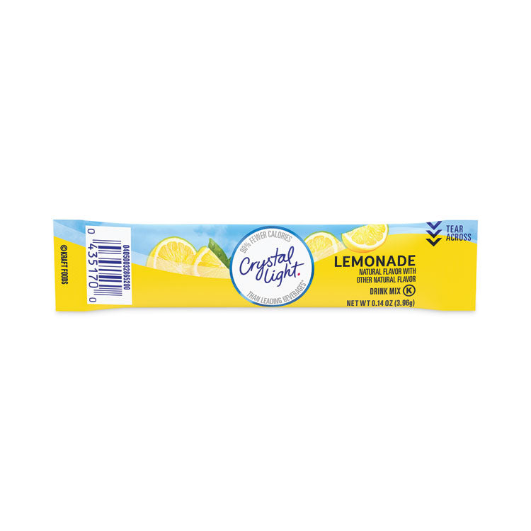 Crystal Light® Flavored Drink Mix Pitcher Packs, Lemonade, 0.14 oz Packets, 16 Packets/Pouch, 1 Pouch/Carton, Ships in 1-3 Business Days (GRR22000552)