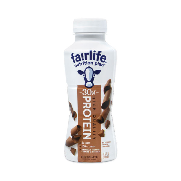 Fairlife® High Protein Chocolate Nutrition Shake, 11.5 oz Bottle, 12/Carton, Ships in 1-3 Business Days (GRR22001002)