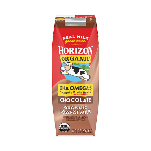 Horizon Organic Low Fat Milk, Chocolate, 8 oz, 18/Carton, Ships in 1-3 Business Days (GRR22000536)