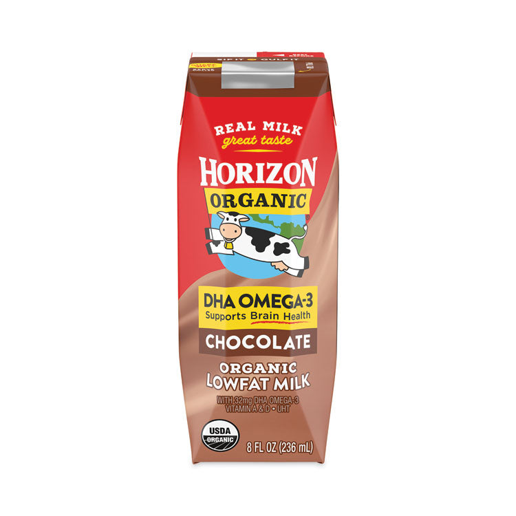 Horizon Organic Low Fat Milk, Chocolate, 8 oz, 18/Carton, Ships in 1-3 Business Days (GRR22000536) Each