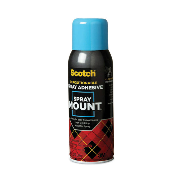 Scotch® Spray Mount Repositionable Adhesive, 10.25 oz, Dries Clear (MMM6065)