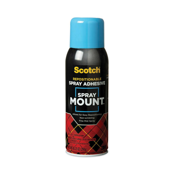 Scotch® Spray Mount Repositionable Adhesive, 10.25 oz, Dries Clear (MMM6065)