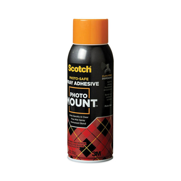 Scotch® Photo Mount Spray Adhesive, 10.25 oz, Dries Clear (MMM6094)