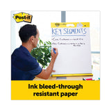 Post-it® Easel Pads Super Sticky Original Tabletop Easel Pad with Self-Stick Sheets, Unruled, 20 x 23, White, 20 Sheets (MMM563R)