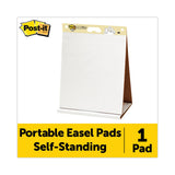 Post-it® Easel Pads Super Sticky Original Tabletop Easel Pad with Self-Stick Sheets, Unruled, 20 x 23, White, 20 Sheets (MMM563R)