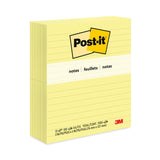 Post-it® Notes Original Pads in Canary Yellow, Note Ruled, 3" x 5", 100 Sheets/Pad, 12 Pads/Pack (MMM635YW) Pack of 12