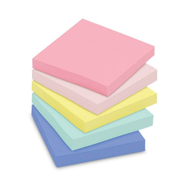 Post-it® Greener Notes Original Recycled Note Pads, 3" x 3", Sweet Sprinkles Collection Colors, 100 Sheets/Pad, 12 Pads/Pack (MMM654RPA) Pack of 12