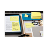 Post-it&reg; Original Recycled Note Pads, Note Ruled, 4" x 6", Canary Yellow, 100 Sheets/Pad, 12 Pads/Pack (MMM660RPYW) Pack of 12