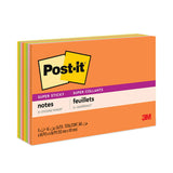 Post-it® Notes Super Sticky Meeting Notes in Energy Boost Collection Colors, 6" x 4", 45 Sheets/Pad, 8 Pads/Pack (MMM6445SSP) Pack of 8