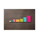 Post-it® Notes Original Pads in Floral Fantasy Collection Colors, 3" x 5", 100 Sheets/Pad, 5 Pads/Pack (MMM6555UC) Pack of 5