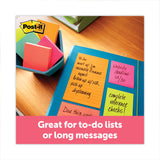 Post-it® Notes Original Pads in Poptimistic Collection Colors, Note Ruled, 4" x 6", 100 Sheets/Pad, 3 Pads/Pack (MMM6603AN) Pack of 3