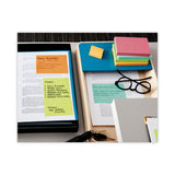 Post-it® Notes Original Pads in Floral Fantasy Collection Colors, Note Ruled, 4" x 6", 100 Sheets/Pad, 3 Pads/Pack (MMM6603AU) Pack of 3