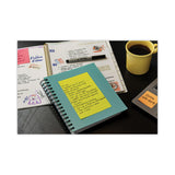 Post-it® Notes Original Pads in Floral Fantasy Collection Colors, Note Ruled, 4" x 6", 100 Sheets/Pad, 3 Pads/Pack (MMM6603AU) Pack of 3