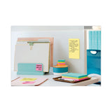 Post-it® Notes Super Sticky Pads in Canary Yellow, Note Ruled, 4" x 6", 90 Sheets/Pad, 5 Pads/Pack (MMM6605SSCY) Pack of 5