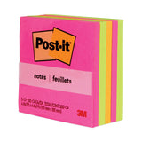 Post-it® Notes Original Pads in Poptimistic Collection Colors, 4" x 4", 100 Sheets/Pad, 5 Pads/Pack (MMM6755LAN) Pack of 5