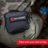 My Medic™ Everyday Carry First Aid Kit Black Rubber Case (1207731_EA) 1/EA