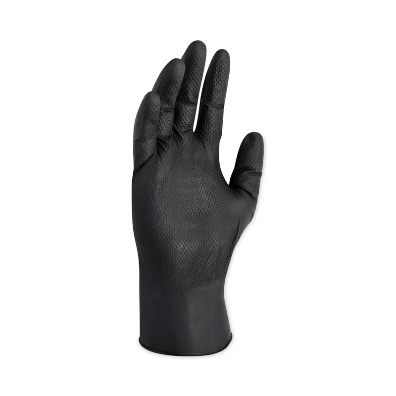 KleenGuard™ G10 Kraken Grip Nitrile Gloves, Powder-Free, X-Large, 6 mil Thick, 9.5" Long, Black, 90/Box, 10 Boxes/Carton (ANS49278) Case of 900