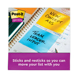 Post-it® Notes Super Sticky Full Stick Notes, 3" x 3", Electric Yellow, 25 Sheets/Pad, 12 Pads/Pack (MMMF33012SSY)