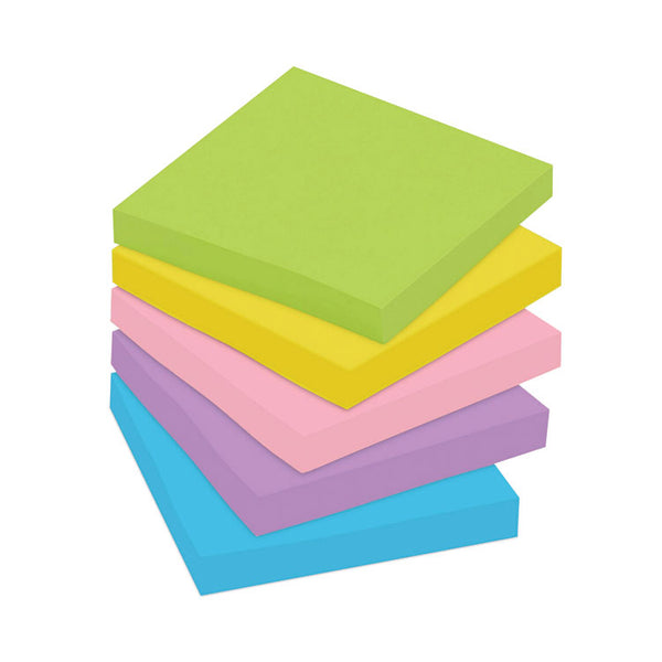 Post-it® Notes Original Pads in Floral Fantasy Collection Colors, Cabinet Pack, 3" x 3", 100 Sheets/Pad, 18 Pads/Pack (MMM65418BRCP) Pack of 18