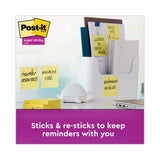 Post-it® Notes Super Sticky Pads in Canary Yellow, Cabinet Pack, 3" x 3", 90 Sheets/Pad, 24 Pads/Pack (MMM65424SSCP)