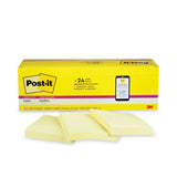 Post-it® Notes Super Sticky Pads in Canary Yellow, Cabinet Pack, 3" x 3", 90 Sheets/Pad, 24 Pads/Pack (MMM65424SSCP)